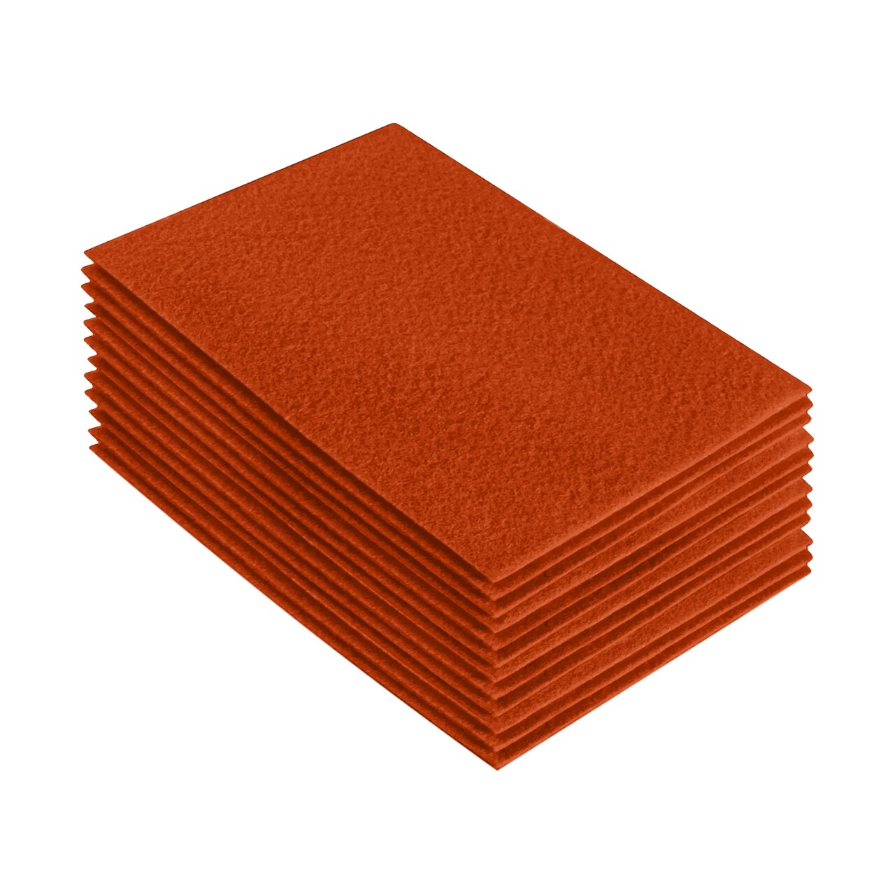 FabricLA Acrylic Felt Sheets for Crafts - Precut 9" X 12" Inches (20 cm X 30 cm) Felt Squares - Use Felt Fabric Craft Sheets for DIY, Hobby, Costume, and Decoration | Orange